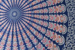 sarong blauw mix kleuren